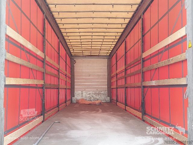 Atvērta puspiekabe ar tentu Schmitz Cargobull Curtainsider Mega