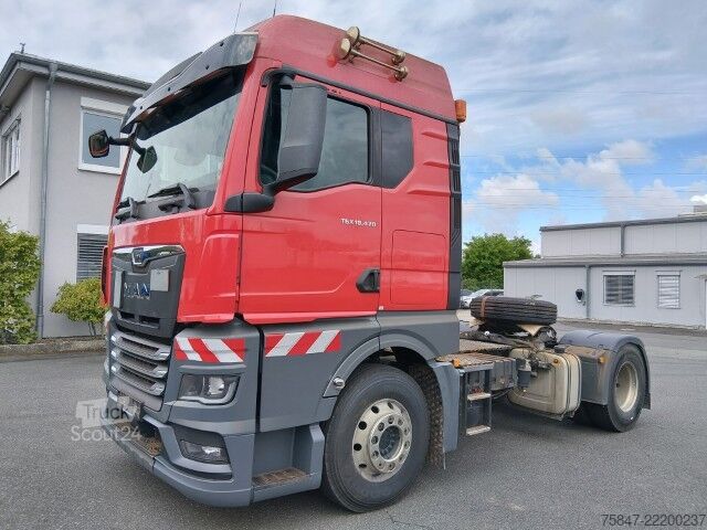 Standard nyergesvontató MAN TGX 18.470 BL Kipphydraulik Retarder Alu