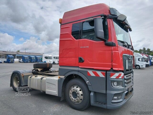 Standard nyergesvontató MAN TGX 18.470 BL Kipphydraulik Retarder Alu