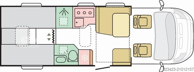 Camping-car semi-intégré ADRIA Matrix Supreme 670 SL LED,Radio,RFK,Safety+Style