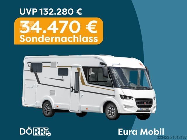 Integrerad husbil EURAMOBIL Integra Line IL 720 EF SAT, SOLAR, LUFTFEDERUNG