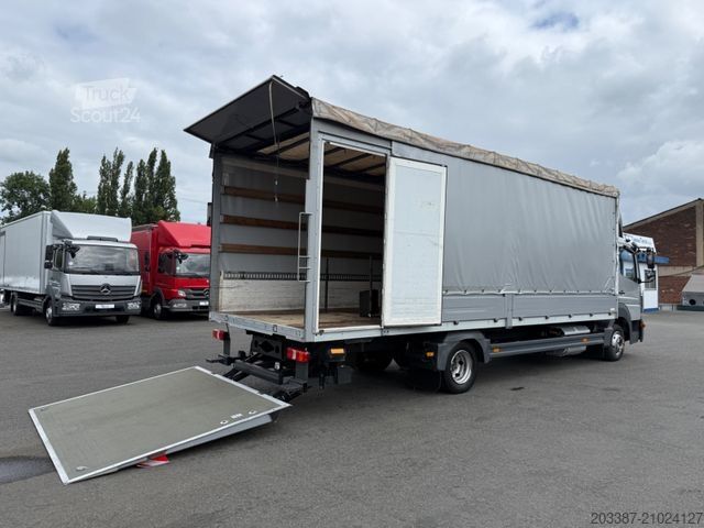 Schuifzeil bestelwagen MERCEDES-BENZ Atego 818 / Edscha-Dach / Klima / LBW / R-Kamera