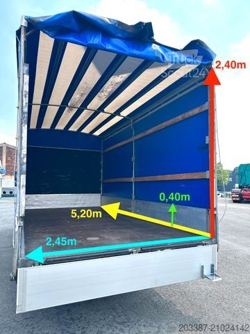 Schuifzeil bestelwagen MERCEDES-BENZ Vario FG 818 / Klima / 3-Sitze / AHK
