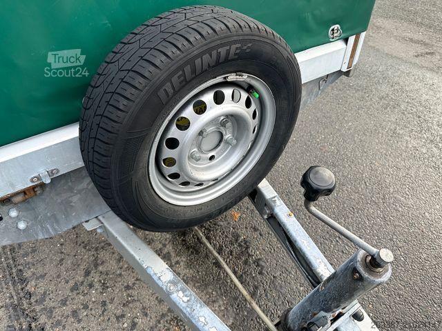 Remorque ouverte avec bâche HUMBAUR HT20.26.16/ Tandemhänger 2.000kg/ Planenaufbau
