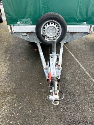 Remorque ouverte avec bâche HUMBAUR HT20.26.16/ Tandemhänger 2.000kg/ Planenaufbau