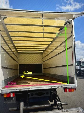 Fourgon tôlé MERCEDES-BENZ Atego 818/LBW/3-Sitz/Blatt-Blatt