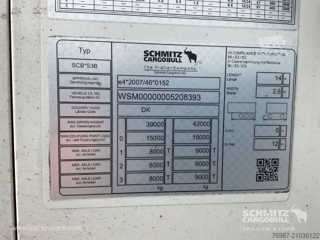Koeloplegger Schmitz Cargobull Tiefkühler Standard Doppelstock