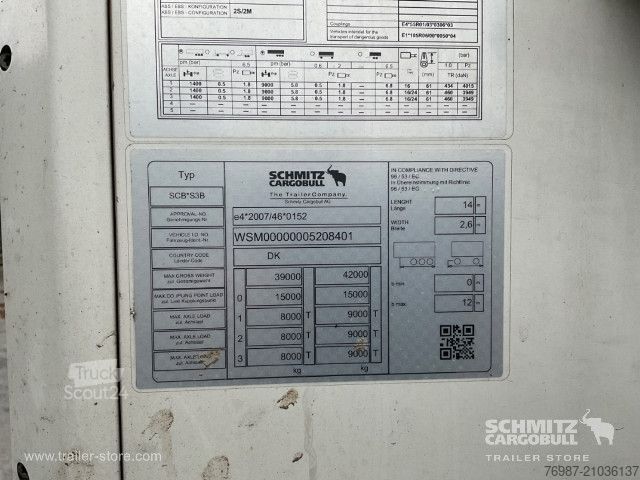 Semi-remorque frigorifique Schmitz Cargobull Tiefkühler Standard Doppelstock