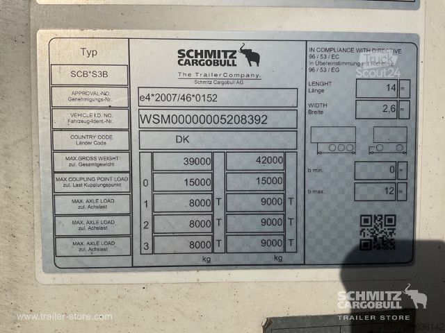 Koeloplegger Schmitz Cargobull Tiefkühler Standard Doppelstock