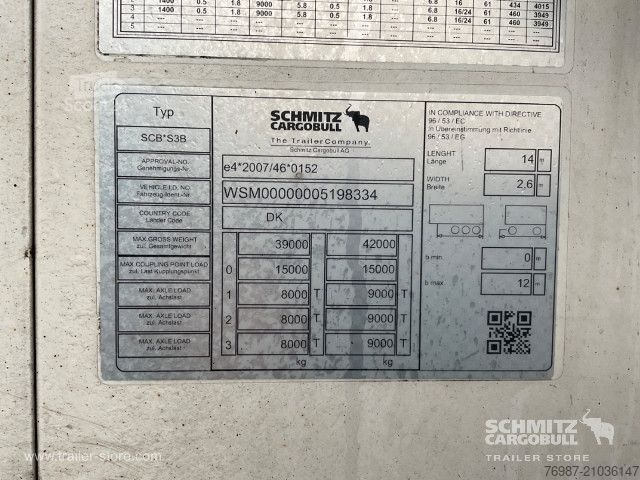 Koeloplegger Schmitz Cargobull Tiefkühler Standard Doppelstock