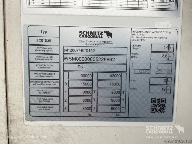 Reefer semitrailer Schmitz Cargobull Tiefkühler Multitemp Doppelstock