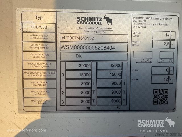 Koeloplegger Schmitz Cargobull Tiefkühler Standard Doppelstock