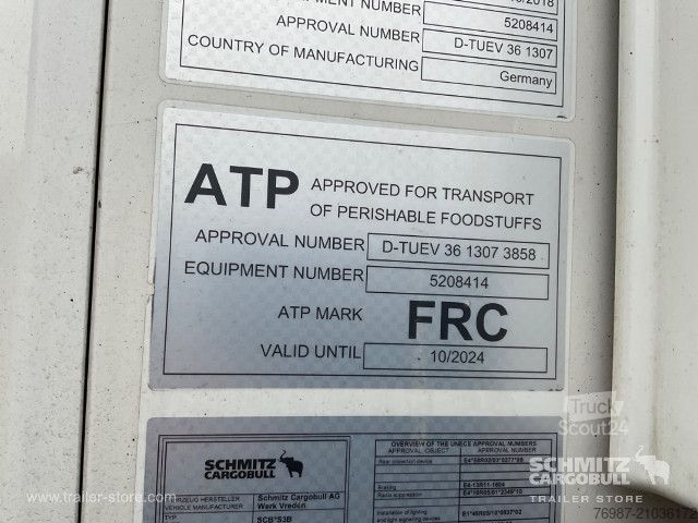 Reefer semitrailer Schmitz Cargobull Tiefkühler Standard Doppelstock