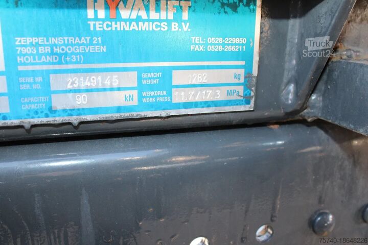 System för krokarm Mercedes-Benz Atego reserved!! 1218 + HYVALIFT + CONTAINER +...