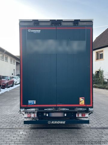 Semi-remorque bâchée KRONE SD Plane Mega Edscha Hubdach 2x Liftachse