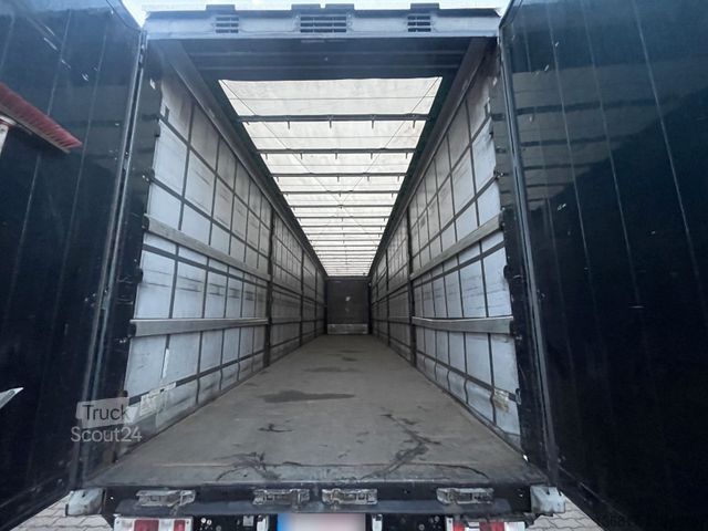 Semi-remorque bâchée KRONE SD Plane Mega Edscha Hubdach 2x Liftachse