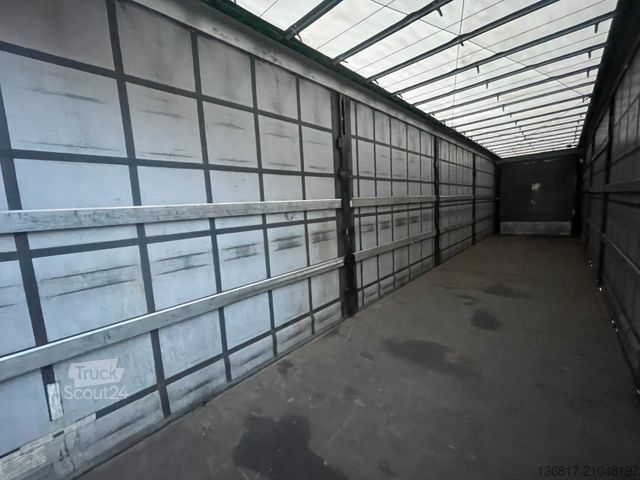 Semi-remorque bâchée KRONE SD Plane Mega Edscha Hubdach 2x Liftachse