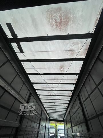 Semi-remorque bâchée KRONE SD Plane Mega Edscha Hubdach 2x Liftachse