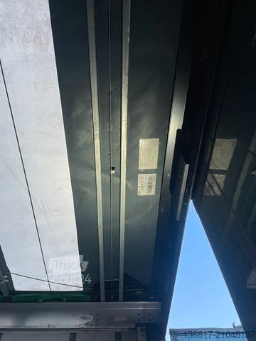 Semi-remorque bâchée KRONE SD Plane Mega Edscha Hubdach 2x Liftachse