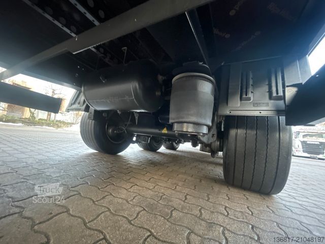 Semi-remorque bâchée KRONE SD Plane Mega Edscha Hubdach 2x Liftachse