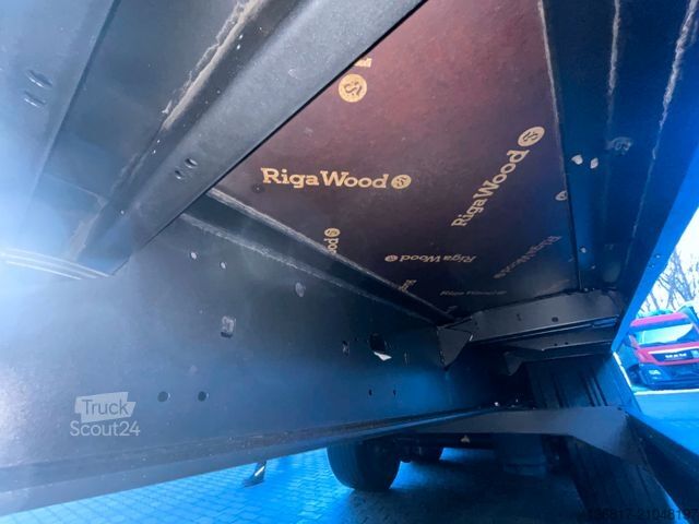 Semi-remorque bâchée KRONE SD Plane Mega Edscha Hubdach 2x Liftachse