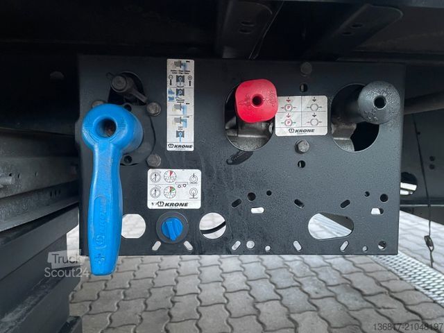 Semi-remorque bâchée KRONE SD Plane Mega Edscha Hubdach 2x Liftachse