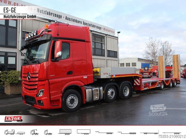 Remorque surbaissée FAYMONVILLE MAX Trailer MAX100 Semi-Tieflader Radmulden