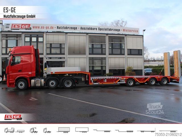 Remorque surbaissée FAYMONVILLE MAX Trailer MAX100 Semi-Tieflader Radmulden