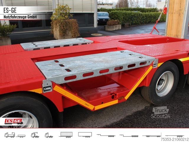 Remorque surbaissée FAYMONVILLE MAX Trailer MAX100 Semi-Tieflader Radmulden