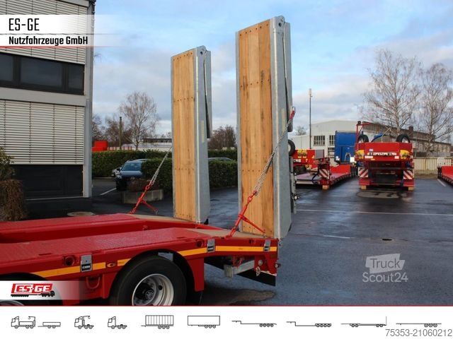 Remorque surbaissée FAYMONVILLE MAX Trailer MAX100 Semi-Tieflader Radmulden