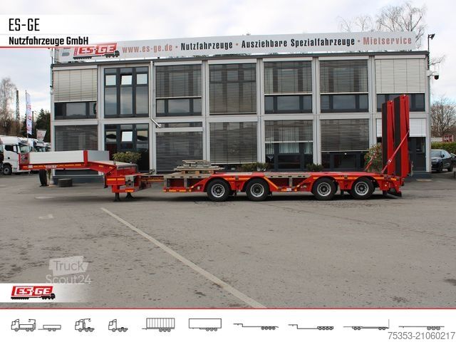 Remorque surbaissée FAYMONVILLE Multimax Satteltieflader (2+2) - nachlaufgelenkt