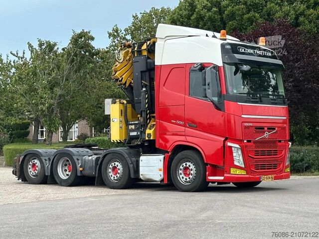 Standard tractor Volvo FH 500 !TRACTOR!!!CRANE/GRUE/HIAB 85TM!!TOP!EURO6