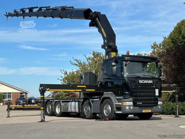 Kraanwagen Scania R490 PALFINGER 92TM!! 2017!!ONLY 66TKM!!!NEW!!