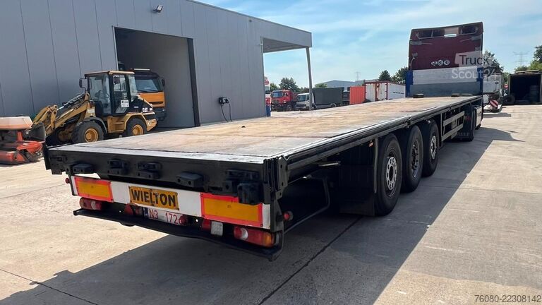 Plattformanhänger Wielton PTS 34.100 (MERCEDES AXLES / DISC BRAKES)