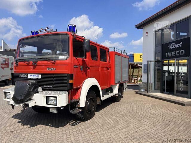 Iveco 75-16 AW 4x4 LF8 Hasičské vozidlo s prídavným kúrením, 9 miest na sedenie Iveco 75-16 AW 4x4 LF8 Feuerwehr Standheizung 9 Sitze