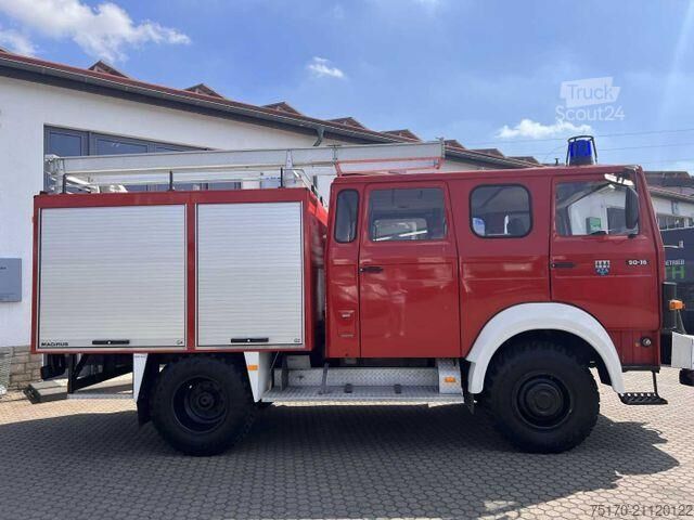 Iveco 75-16 AW 4x4 LF8 Hasičské vozidlo s prídavným kúrením, 9 miest na sedenie Iveco 75-16 AW 4x4 LF8 Feuerwehr Standheizung 9 Sitze