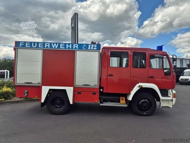MAN 14.224 4x4 TLF 16/29 Tanker Fire Truck, Fire Brigade MAN 14.224 4x4 TLF 16/29 Tanklöschfahrzeug Feuerwehr
