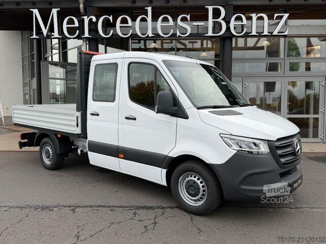 Pritschenwagen Doppelkabine Mercedes-Benz Sprinter 319 CDI 3665 DoKa AHK Klima LED