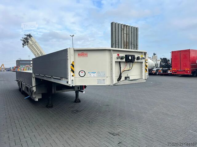 Semi low-loader NOYENS 2 ASSER SEMIE HYDRAULISCH GESTUURD