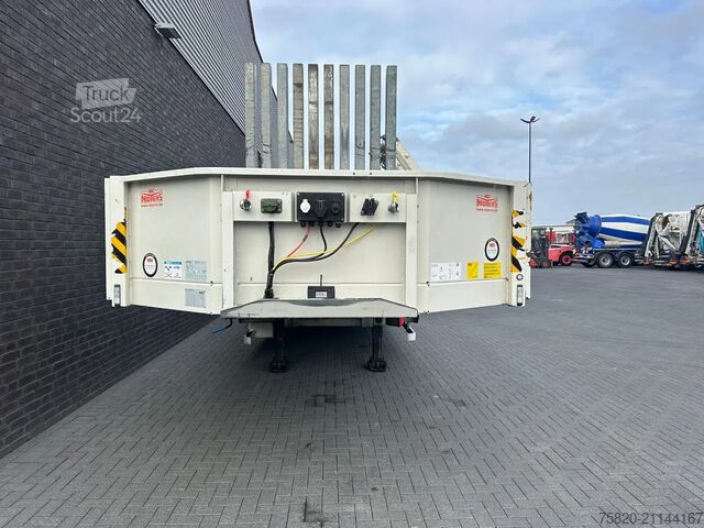 Semi low-loader NOYENS 2 ASSER SEMIE HYDRAULISCH GESTUURD