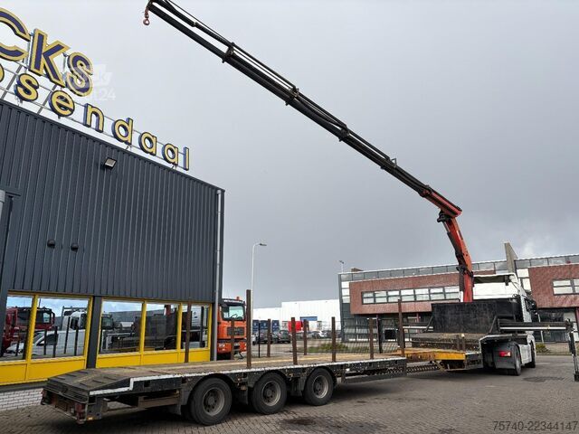 Semi-Tieflader Broshuis PALFINGER 17502 5x + EXTENTABLE 3M + 3x AXLE ST...