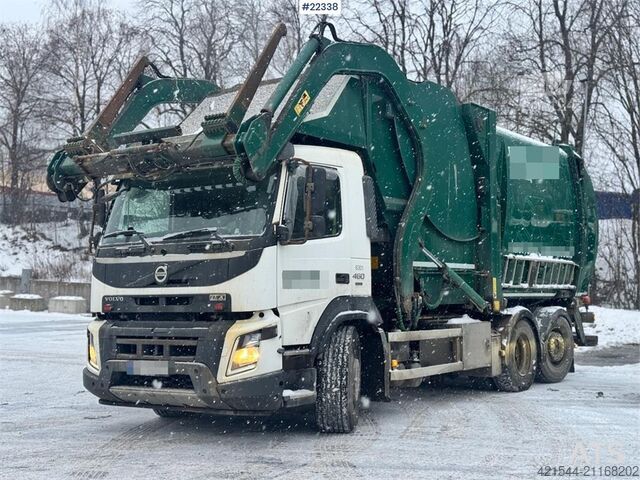 Vehículo de recogida de basuras Volvo FMX 460 Refuse Compactor Truck with Front Loader –
