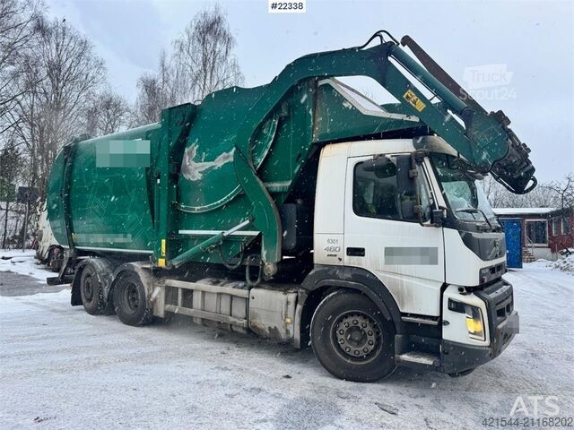 Vehículo de recogida de basuras Volvo FMX 460 Refuse Compactor Truck with Front Loader –
