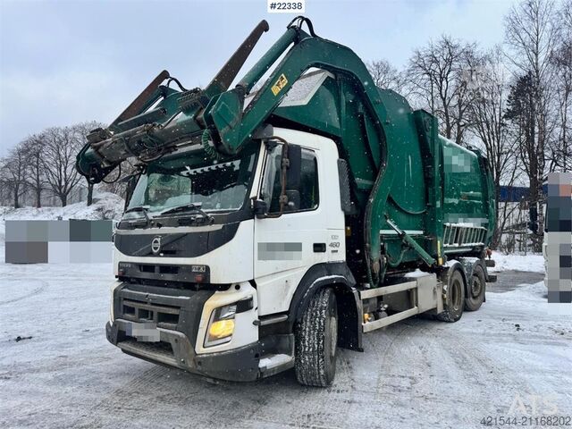 Vehículo de recogida de basuras Volvo FMX 460 Refuse Compactor Truck with Front Loader –