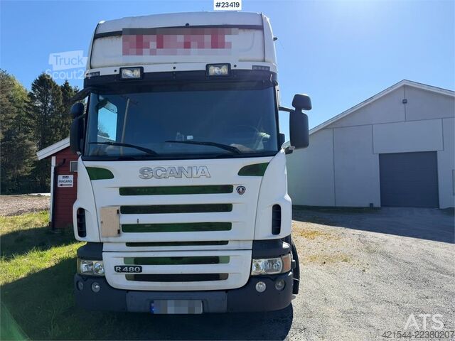  Scania R480 6x2 truck with a 3-axle Krone Profi Liner Nor