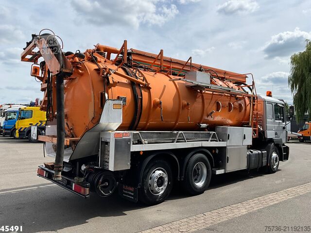Suction vehicle MAN 26.400 Kroll 14.5m³ kolkenzuiger Euro 2 Manual ...