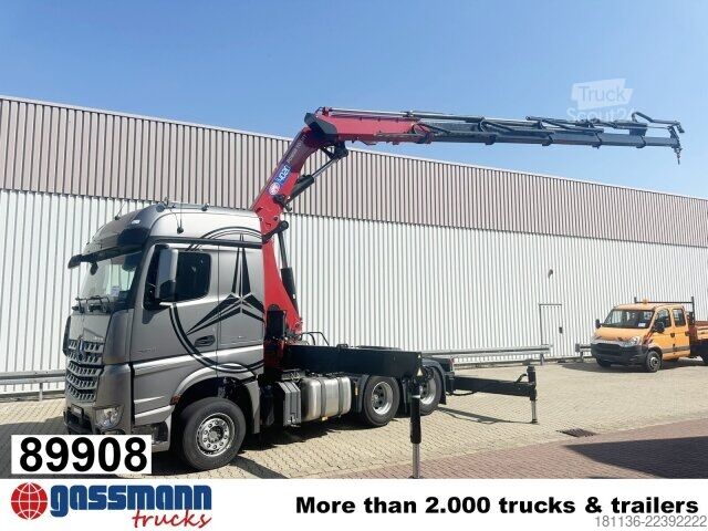 Standard trækkerunit Mercedes-Benz Arocs 2653 6x4, Kran HMF 4020, Funk, Retarder
