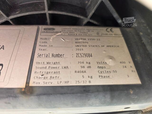 Semirremolque frigorífico ROHR RSK/32 IV /  Lenkachse | Ladebordwand