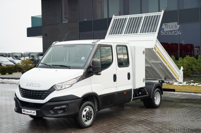 Fourgon benne basculante IVECO DAILY 35-160 / WYWROTKA / BRYGADÓWKA - 6 MIEJSC
