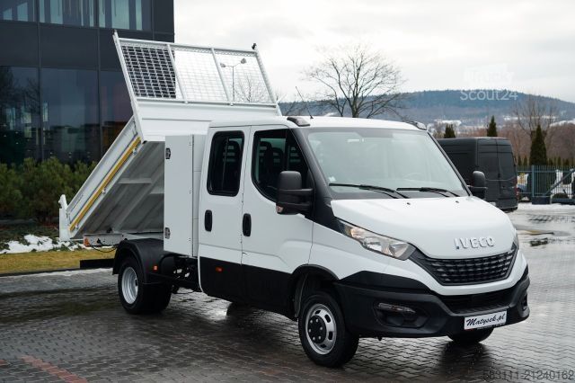 Fourgon benne basculante IVECO DAILY 35-160 / WYWROTKA / BRYGADÓWKA - 6 MIEJSC